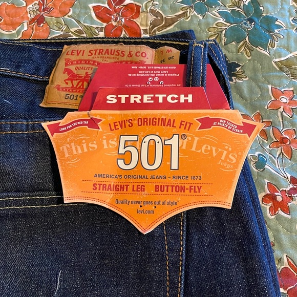 Levi's Other - Men’s New Levi’s 501 jeans 36 waist 34 length